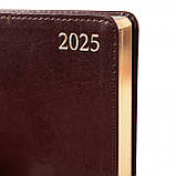 Щоденник А6 Leo Planner датований 2025 Aldento темно коричневый 352 стор (252554), фото 4