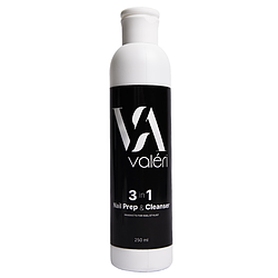Знежирювач Valeri 3в1 Nail Prep&Cleanser, 250 ml