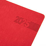 Щоденник А5 Leo Planner датований 2025 Boss червоний 368 стор (252516), фото 5