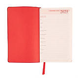 Щоденник А5 Leo Planner датований 2025 Boss червоний 368 стор (252516), фото 7