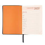 Щоденник А5 Leo Planner датований 2025 Infinity темно синій 368 стор (252535), фото 6