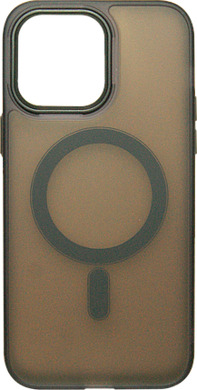 Накладка iPhone 14 Pro Max black Translucent MagSafe, фото 1