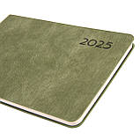 Щотижневик 10х15см Leo Planner датований 2025 Monte зелений 128 стор (252560), фото 3
