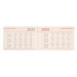 Щотижневик 10х15см Leo Planner датований 2025 Monte червоний 128 стор (252561), фото 6