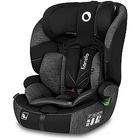 Автокрісло Lionelo Levi One i-Size Black Grey (група 1/2/3, 9-36 кг, регулювання підголівника) Чорно-сіре