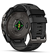 Смарт-годинник Garmin Fenix 8 – 51 mm, AMOLED Sapphire, Carbon grey DLC with Black/pebble grey silicone band, фото 6