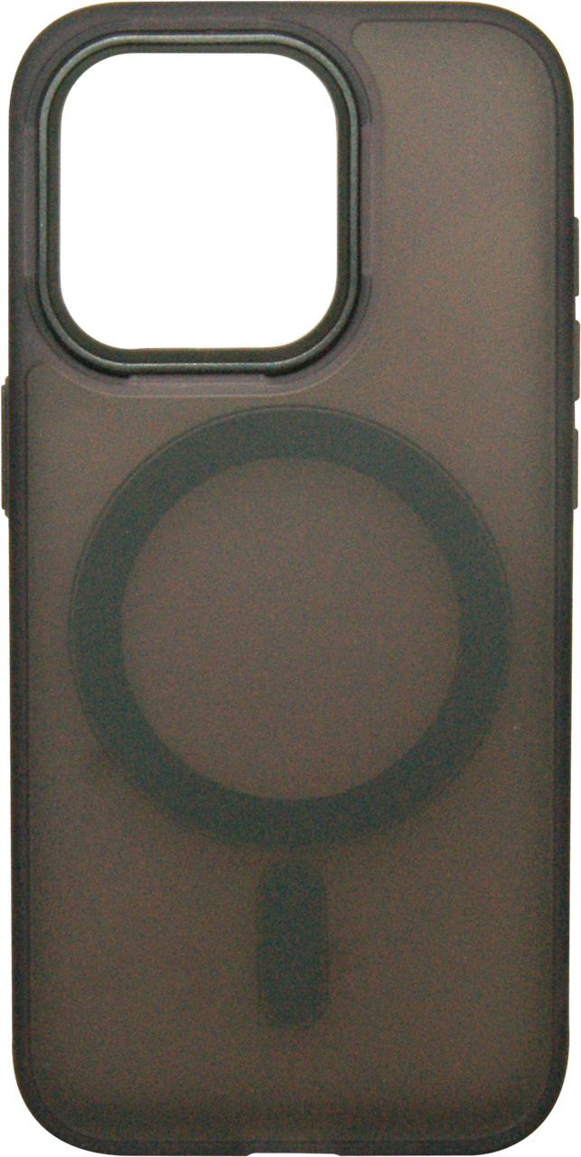 Накладка iPhone 15 Pro black Translucent MagSafe