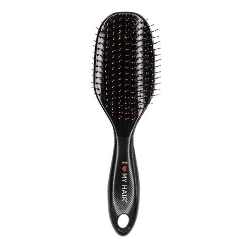 Щітка для волосся I Love My Hair Spider 12 рядів глянцева чорна L (1502 BLACK)