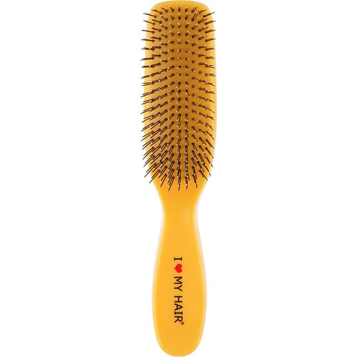 Щітка для волосся I Love My Hair Spider 9 рядів глянцева жовта S (1503 YELLOW)