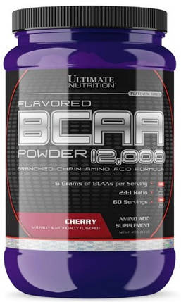BCAA амінокислоти Ultimate BCAA 12,000 457 г Вишня, фото 1
