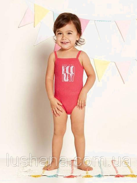 Бодік майка Lupilu на дівчинку / 62-68 / 2-6 міс./ 1 шт. / червоний, фото 1