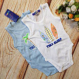 Боді майки Lupilu на хлопчика  / 62-68 / 2-6 міс. / 1 шт. / білий, фото 2