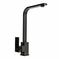 Кухонний змішувач Platinum 7104 BW чорний PVD