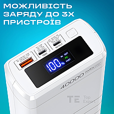 Повербанк для роутера Remax RPP-310 40000 mAh зі швидкою зарядкою + юсб шнур для вай фай для роутера 9В/12В, фото 5