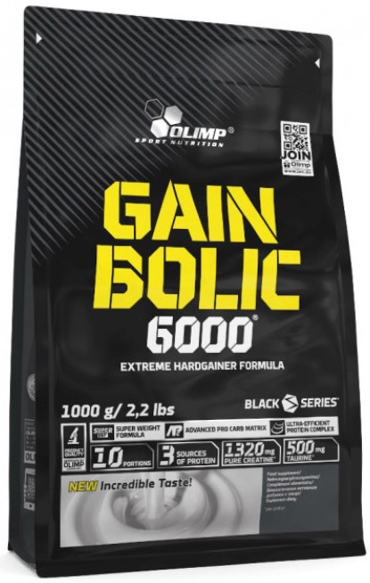 Високовуглеводний гейнер OLIMP Gain Bolic 1 кг Шоколад