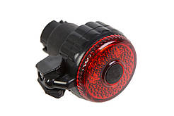 Лихтар велосипедний зеркало габаритний червоний  BC-GR6227 з дзеркалом у формі заглушки керма