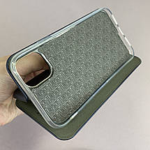 Чохол-книга для Apple iPhone 11 книжка з підставкою на телефон айфон 11 темно-синя stn, фото 5