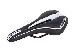 Сідло MTB " 270*140 чорно-білий з отворомYF-1018