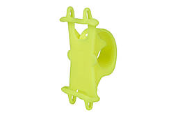 Тримач для смартфона 4-5,5" силикон жовтий VLT BC-B711