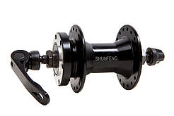 Втулка передня AL 36H під диск SHUNFENG SF-A262F чорн. з ексцентр.