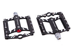 Педалі Mpeda ALNC-1028 алюм. платформа на 3 пром. підшипн. чорний