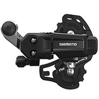 Перемикач задній індекс 7 швидкостей під болт чорний SHIMANO RD-TY200