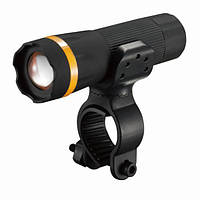 Ліхтар велосипедний  передній  BC-FL1518 1w LED, живлення батарейки 3хААА з унів. кріпл. Pl