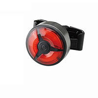 Ліхтар велосипедний  габаритний задній стоп (круглий) BC-TL5480 LED, USB (червоний)