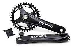 Шатун алюм. L175мм 34T PROWHEEL CHARM-34T-TT без каретки, з інтегр.віссю