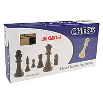 Шашки, шахи, нарди дерев'яні 39 х 39 см, фото 4