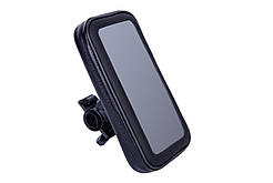Велотримач для смартфона 4,7-6,3" пластик чорний BC-BG016 з кріпленням на кермо/винос