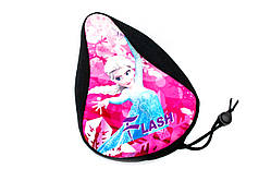 Накладка на дитяче сідло FROZEN з гелевим наповнювачем 200*150mm чорно-рожевий