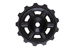 Ролики 13 KENLI KL-4012B для зад. перекл. Пластик чорний