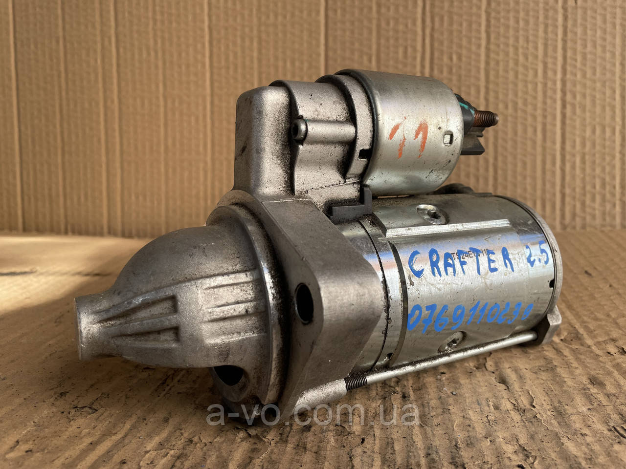 Стартер для Volkswagen Crafter, 2.5tdi, 076911023B, S24E13, 11 зубів, фото 1