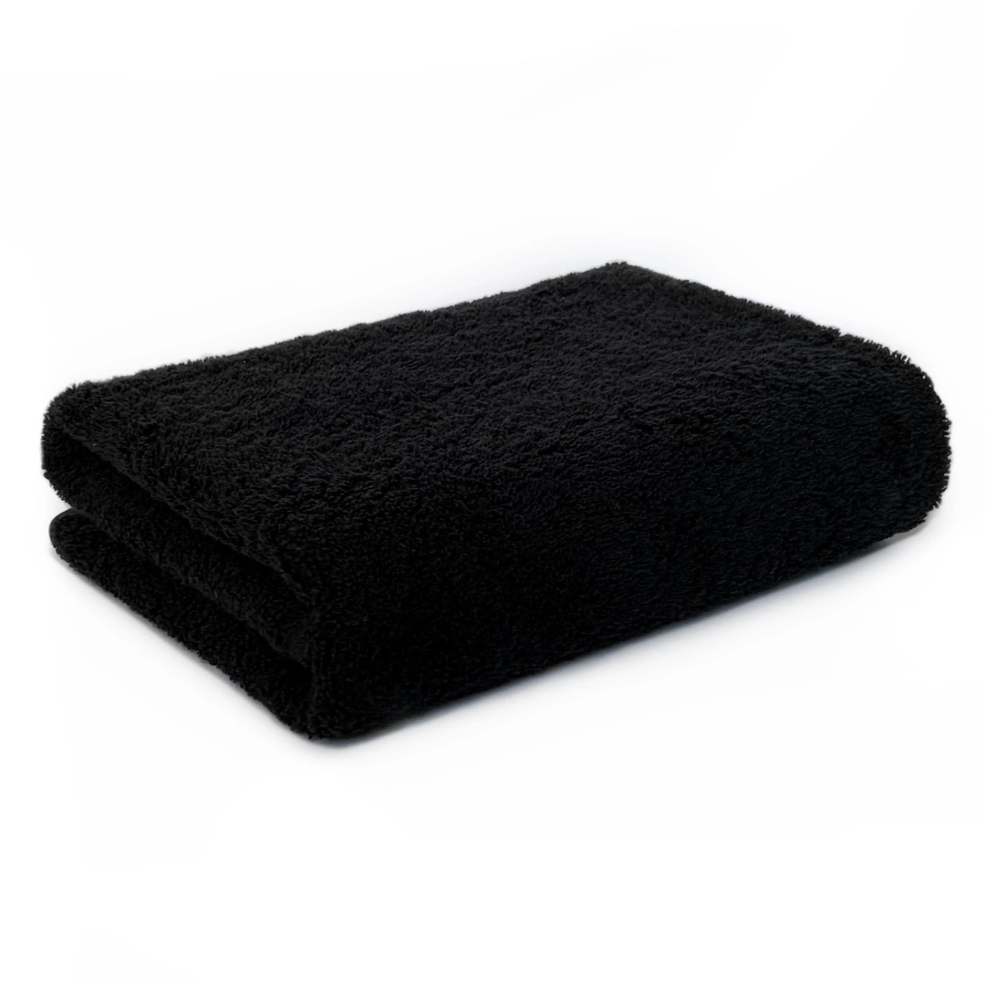 Рушник махровий 30*50 чорний Black Ідеал 450 грм/м2 16/1 Турція