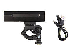 Потужний ліхтар велосипедний аккумулятор  передн. BC-LR-Y19 з дисплеєм 2 світлодіода T6+COB 850лм живлення 2х18650 5200mAh Al + Pl