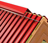 Коньок трикутний для даху Тайвань 0,4 глянцевий 2м, фото 3