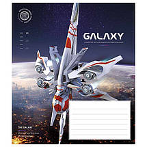 Зошит 18 арк. лінія "Школярик" ВД лак / Galaxy life, фото 3
