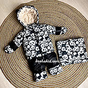 Зимовий дитячий теплий комбінезон-трансформер 3в1 для новонародженого: 0-2 роки