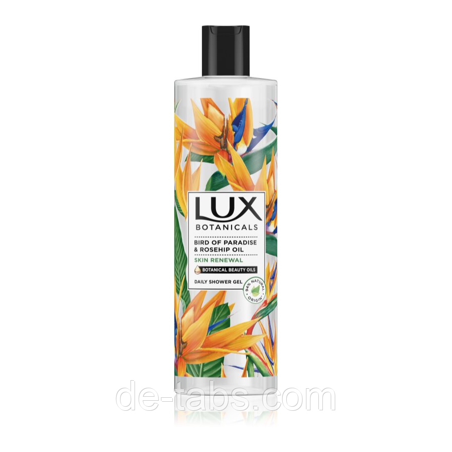 LUX BOTANICALS SKIN RENEWAL BIRD OF PARADISE & ROSEHIP OIL гель для душу 500 мл
