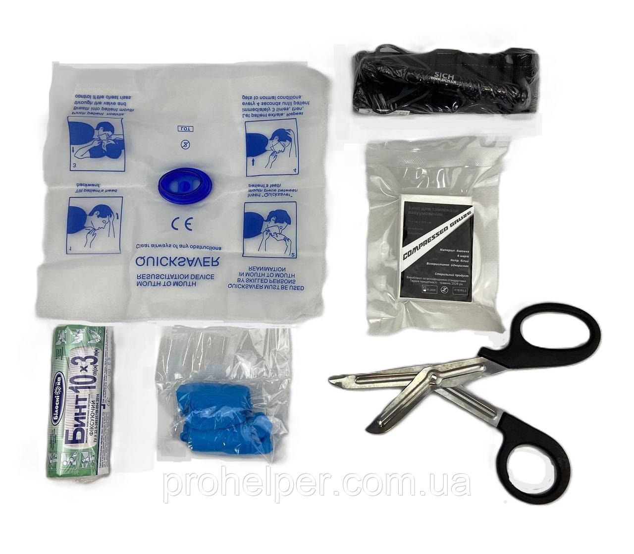 Набір для зупинки кровотечі ProHelper малий, фото 1