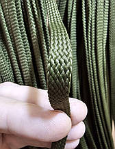 Шнур плаский 8 мм хакі 50 м