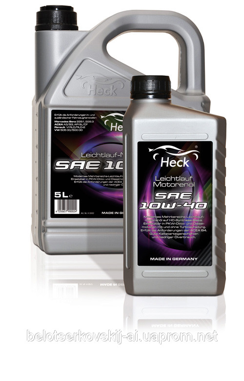 Heck® TS 10W-40 (5 л) Напівсинтетична Моторна олива "Heck Oil"