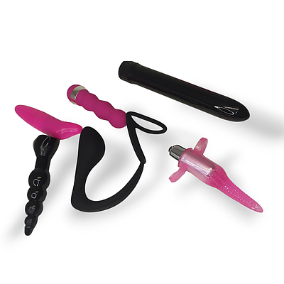 Набір БДСМ Іграшок Flight of Fancy вібратори та масажери 8 елементів