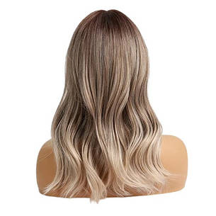 Перука жіноча платиновий блонд, термоволокно DC 250-1, фото 2