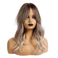 Перука жіноча платиновий блонд, термоволокно DC 250-1, фото 3