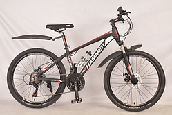 Велосипед спортивний MTB 27.5 дюймів Hammer NEW S200 рама 18д промпідшипник, покришка GST JET ARMOR