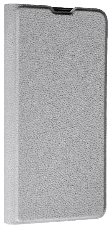 Шкіряний чохол книжка Fibra case на Samsung Galaxy S25 Ultra / сірий