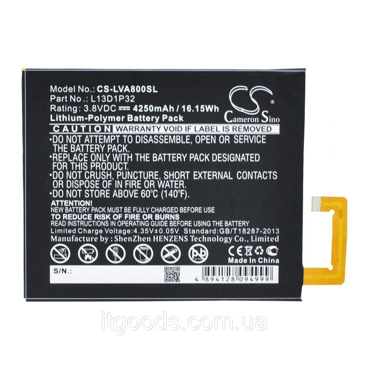 Батарея для планшета Cameron Sino L13D1P32 4290mAh 3.8V Lenovo Tab 2 A8-50F / IdeaTab A5500 / Tab A8-50