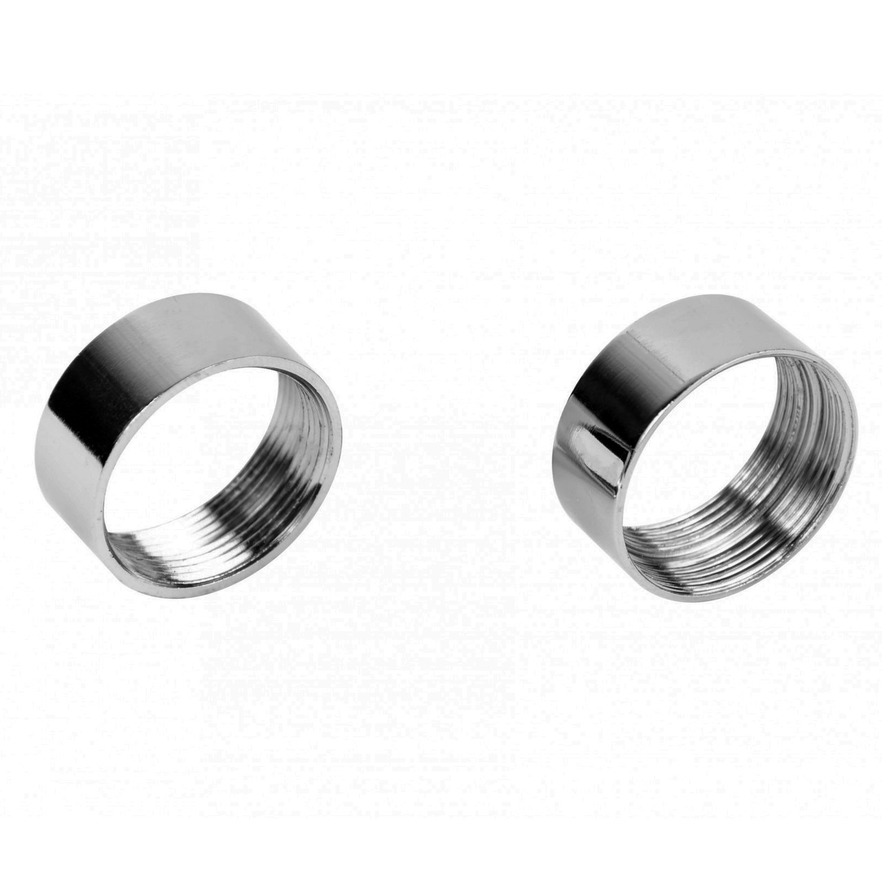 Перехідник для аератора на вилив змішувача Ango латунь хром М22 внутрішнє різьблення на М24 внутрішнє різьблення, фото 1